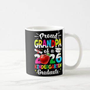 Proud grandpa of a class of 2026 graduate kids coffee mug