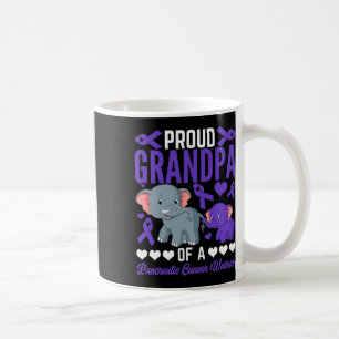 Proud Grandpa Of A Pancreatic Cancer Elephants Sup Coffee Mug
