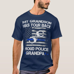 Proud grandpa of a Police Officer My Grandson T-Shirt