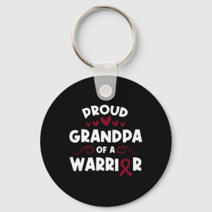 Proud Grandpa Of A Sickle Cell Warrior Sickle Cell Key Ring