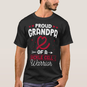 Proud Grandpa Of A Sickle Cell Warrior Sickle Cell T-Shirt