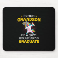 Proud Grandson 2021 Kindergarten Graduate Unicom