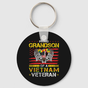 Proud Grandson Of A Vietnam Veteran Key Ring