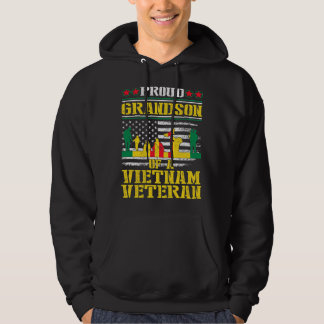 Proud Grandson Of A Vietnam War Veteran Veterans D Hoodie