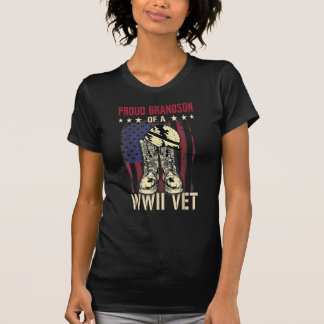 proud grandson of a wwii vet s world war two veter T-Shirt