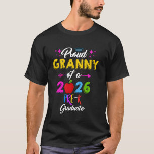 Proud GRANNY of 2026 Pre-K Graduate Cute Preschool T-Shirt