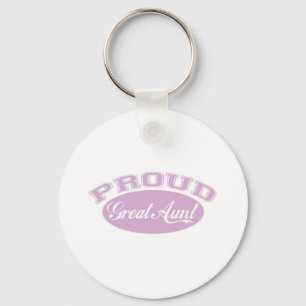 Proud Great Aunt Key Ring