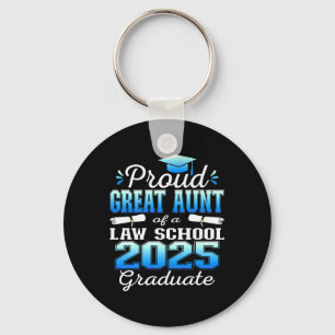 Proud Great Aunt Of 2025 Cl Law School Graduate Fa Key Ring