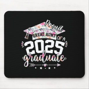 Proud Great Aunt Of A 2025 Graduate Cl Senior Grad Mouse Pad