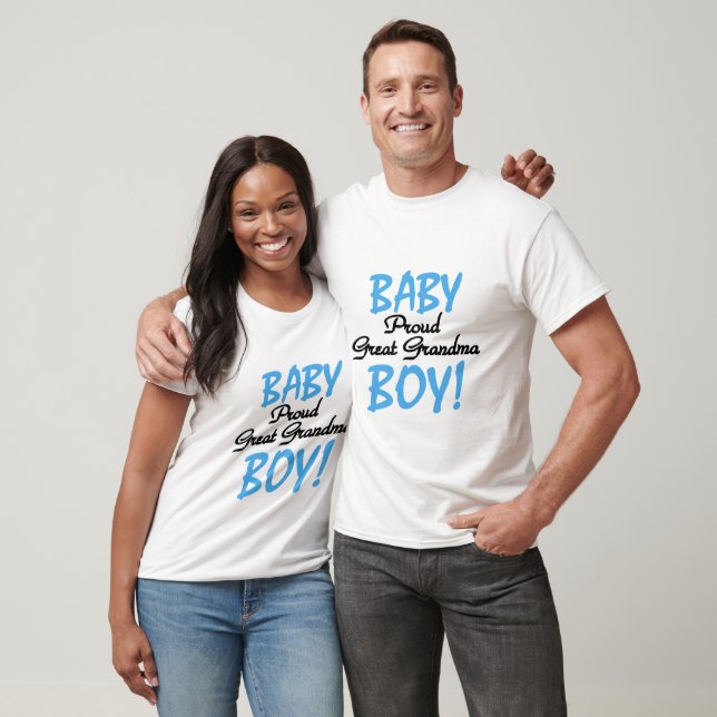 Proud Great Grandma Baby Boy Tshirts and Gifts (Unisex)