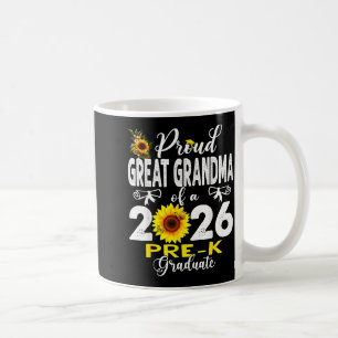 Proud great grandma of 2026 pre-k graduate mothers coffee mug