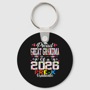 Proud great grandma of 2026 pre-k graduate mothers key ring