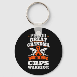 Proud Great Grandma Of A Crps Warrior Rsd Awarenes Key Ring