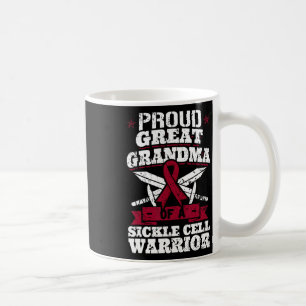 Proud Great Grandma Of A Sickle Cell Warrior Scd A Coffee Mug