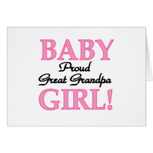 Proud Great Grandpa of Girl T-shirts and Gifts