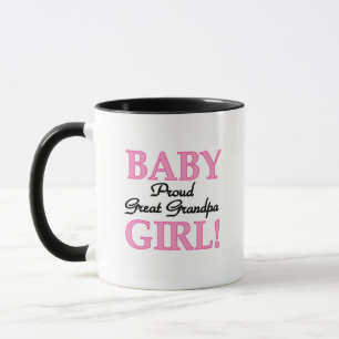 Proud Great Grandpa of Girl T-shirts and Gifts Mug