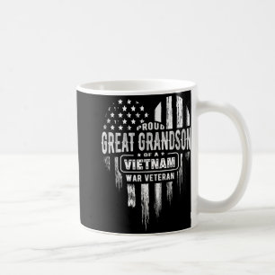 Proud Great Grandson Vietnam War Veteran American  Coffee Mug