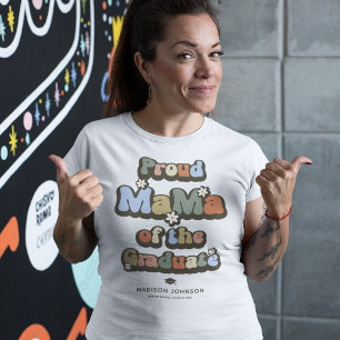 Proud Groovy Mama of the Graduate T-Shirt