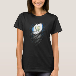 Proud Guatemalan Roots Heritage Torn Ripped Guatem T-Shirt