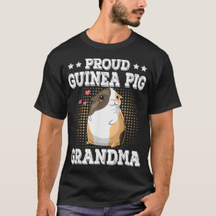 Proud Guinea Pig Grandma Funny Guinea Pig Mothers T-Shirt