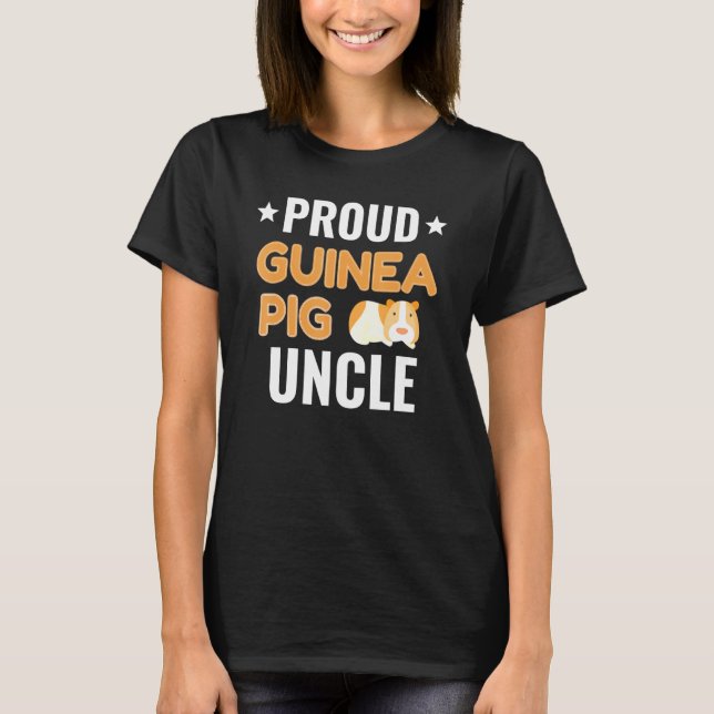 Proud Guinea Pig Uncle Pet Owner Mens T-Shirt (Front)
