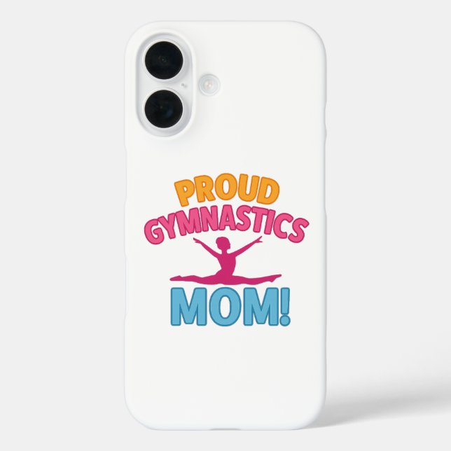 Proud gymnastics mum Case-Mate iPhone case (Back)