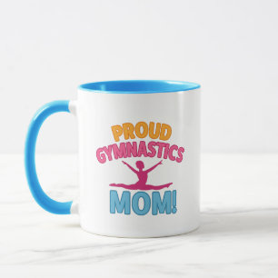Proud gymnastics mum mug