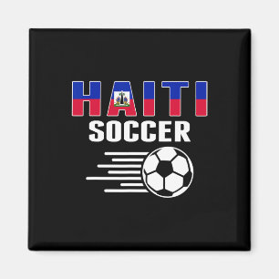 Proud Haiti Soccer Fans Jersey - Support Haitian F Magnet
