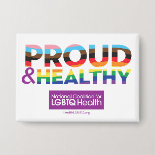 Proud & Healthy Button