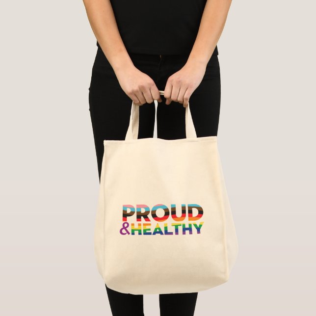 Proud & Healthy Tote Bag (Front (Product))