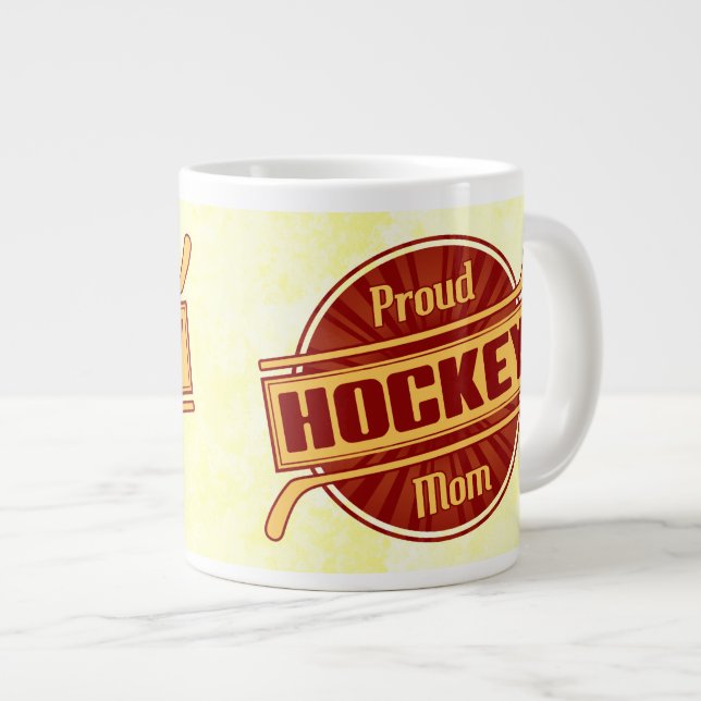 Proud Hockey Mum Coffee Mug Tea Cup (Front Right)