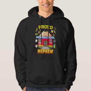 Proud Homeschool Nephew Dad Mum Family Kid Back To Hoodie