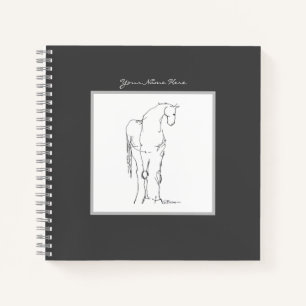 Proud Horse Spiral Notebook