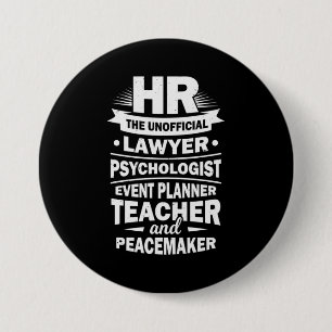Proud Human Resources 7.5 Cm Round Badge