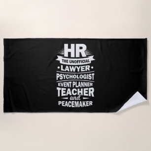 Proud Human Resources Beach Towel