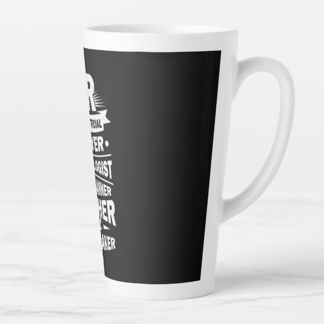 Proud Human Resources Latte Mug (Right)