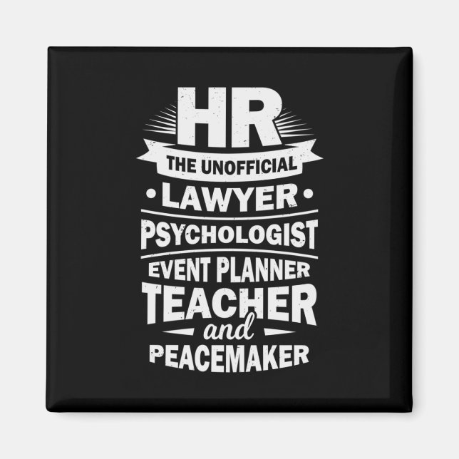 Proud Human Resources Magnet (Front)