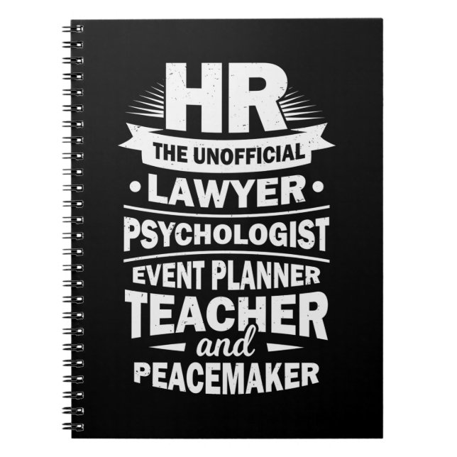 Proud Human Resources Notebook (Front)