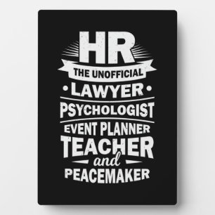 Proud Human Resources Plaque