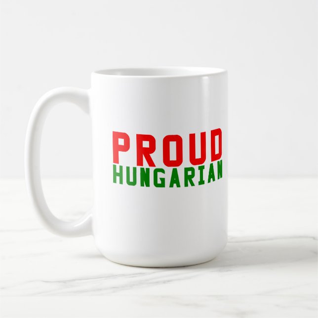Proud Hungarian Coffee Mug (Left)