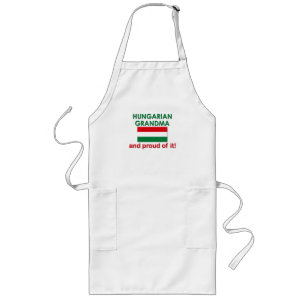 Proud Hungarian Grandma Long Apron