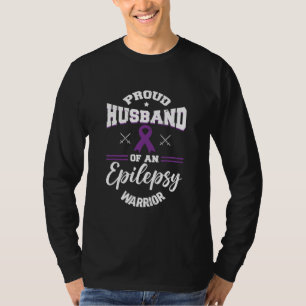 Proud Husband Of An Epilepsy Warrior Epilepsyaware T-Shirt