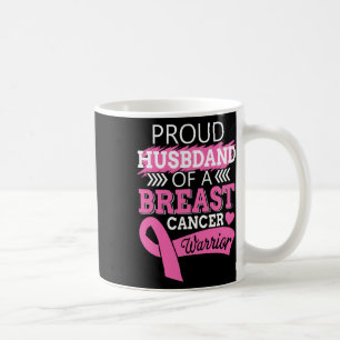 Proud Husnd Of A Breast Cancer Warrior Support For Coffee Mug