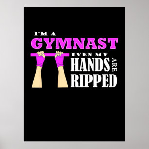 Proud I Am A Gymnast Poster
