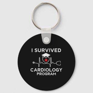 Proud I Survived Cardiology Program Nurse Doctor G Key Ring
