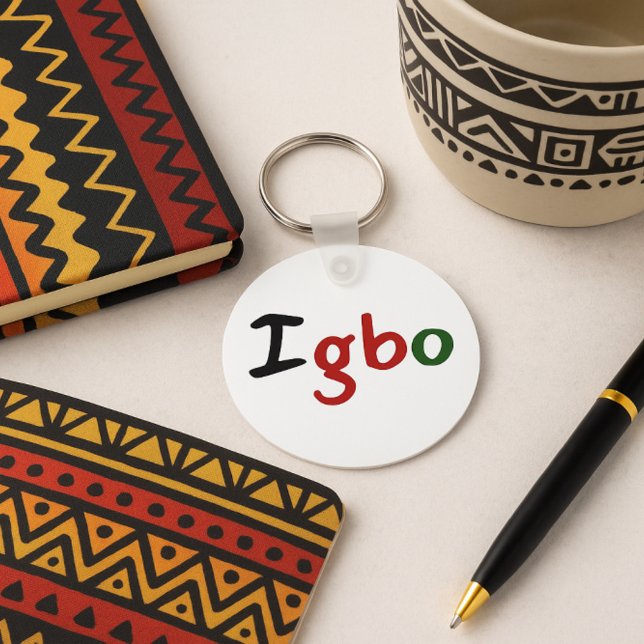 Proud Igbo Pan-African  Key Ring (Creator Uploaded)