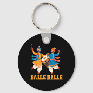 Proud Indian Punjabi Pride Meet Me In India Balle  Key Ring