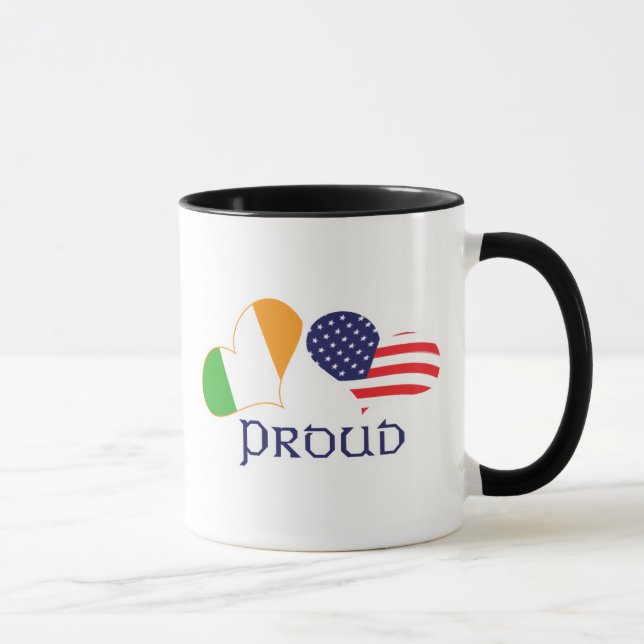 Proud Irish American Mug (Right)