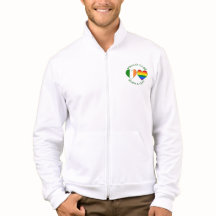 Proud Irish and Gay Heart Flags Pride and Ireland