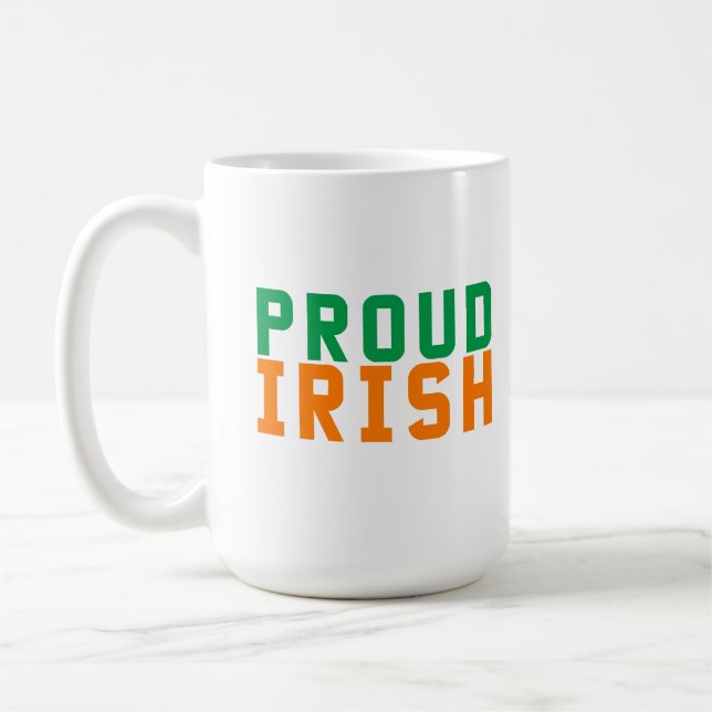 Proud Irish  Coffee Mug (Left)